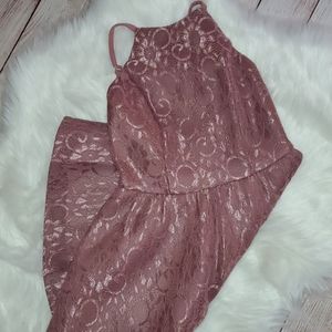 Juniors rosy pink/mauve dress